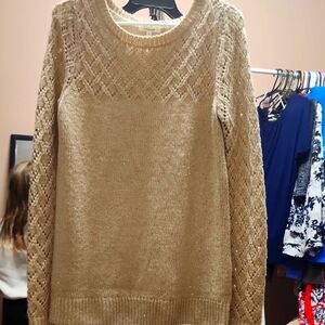 Maurices Women's Gold Sweater Size Small